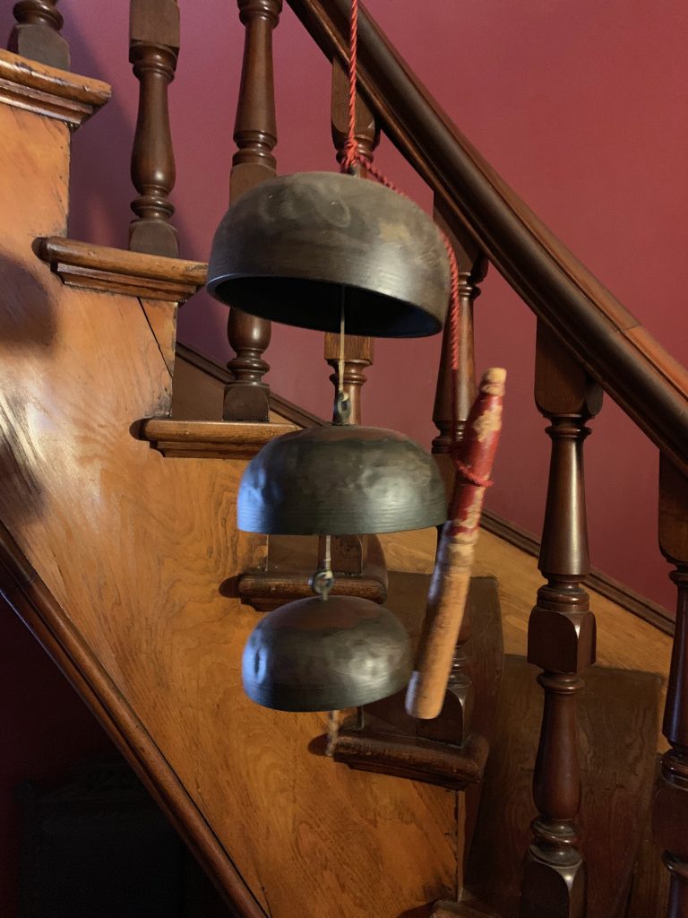 The "doorbell" at Civil War hero's Joshua Chamberlain's house at Bowdoin College.