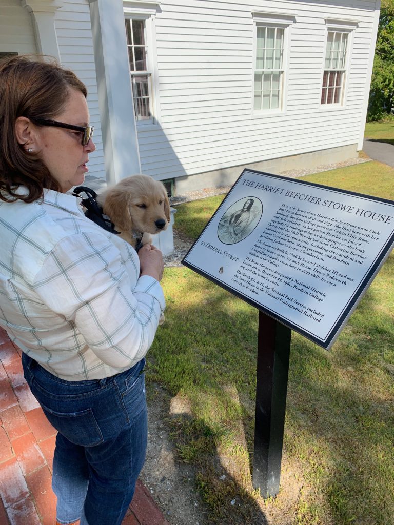 Harriet Beecher Stowe's house on the Bowdoin College campus