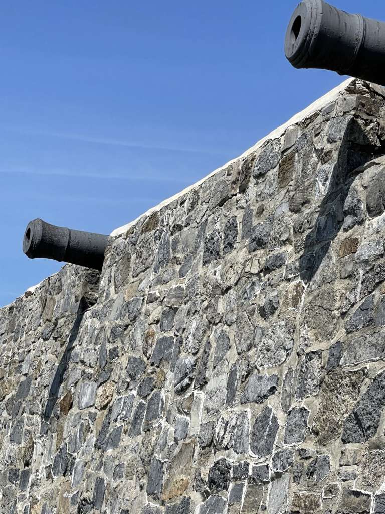Canon facing south at Fort Ticonderoga