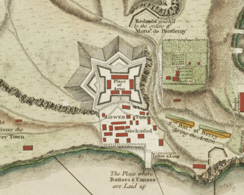 Map of Fort Ticonderoga