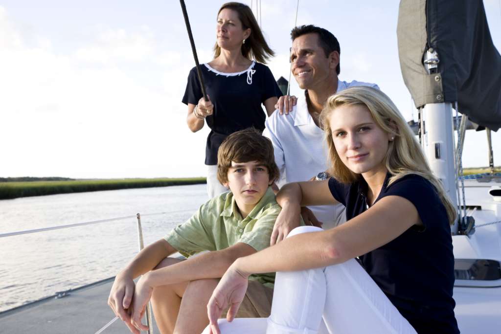 White Privilege family goes boating