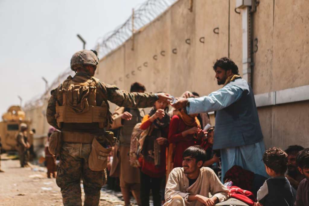 American forces evacuate Afghan citizens from Kabul. Pray for the safe return of our forces from Kabul