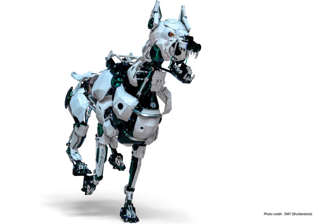 The Coming World War. Robotic dog