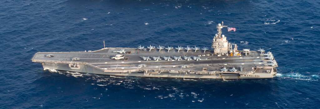 Can We Avoid War?.  Aircradt carrier enroute to Israel.