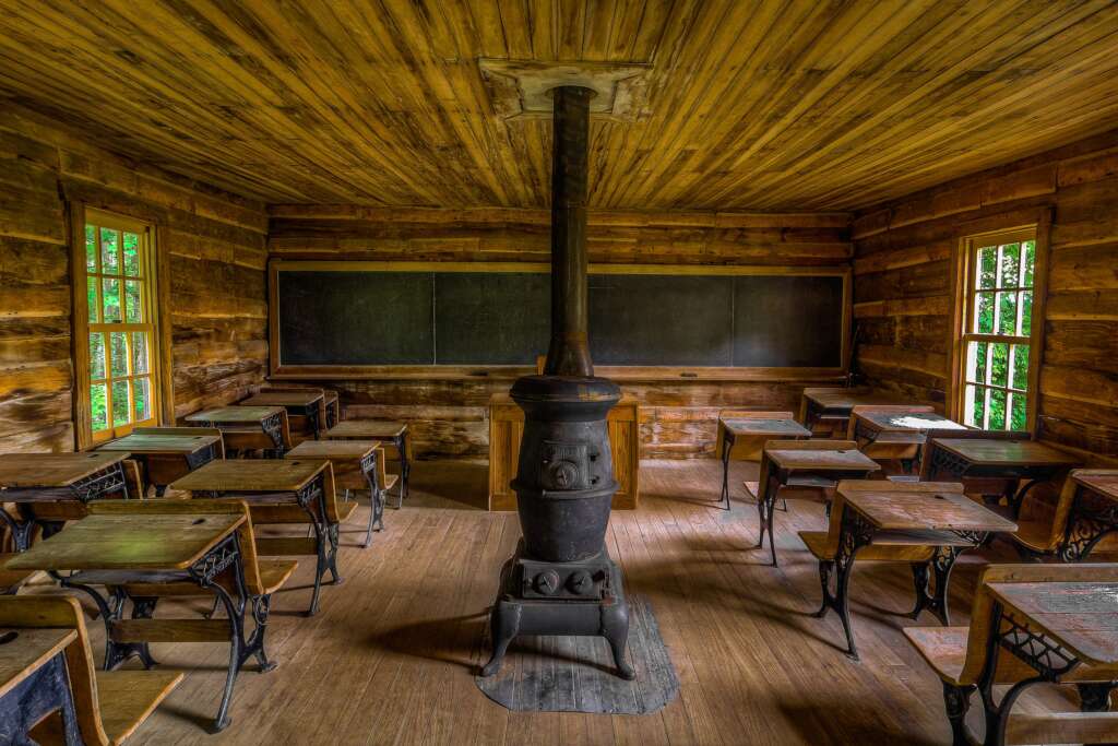 Antebellum Education in New England classroom