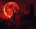 Blood moon rising